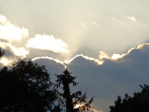 I watched as the Sun tucked herself in for the night